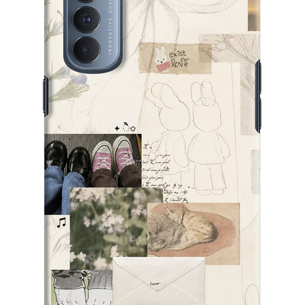 Soft Aesthetic Oppo Reno4 Pro Hard Case Back Cover by Casekaro