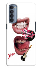 Rockstar Oppo Reno4 Pro Hard Case Back Cover by Casekaro