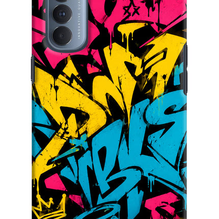 Graffiti Vibe Oppo Reno4 Pro Hard Case Back Cover by Casekaro