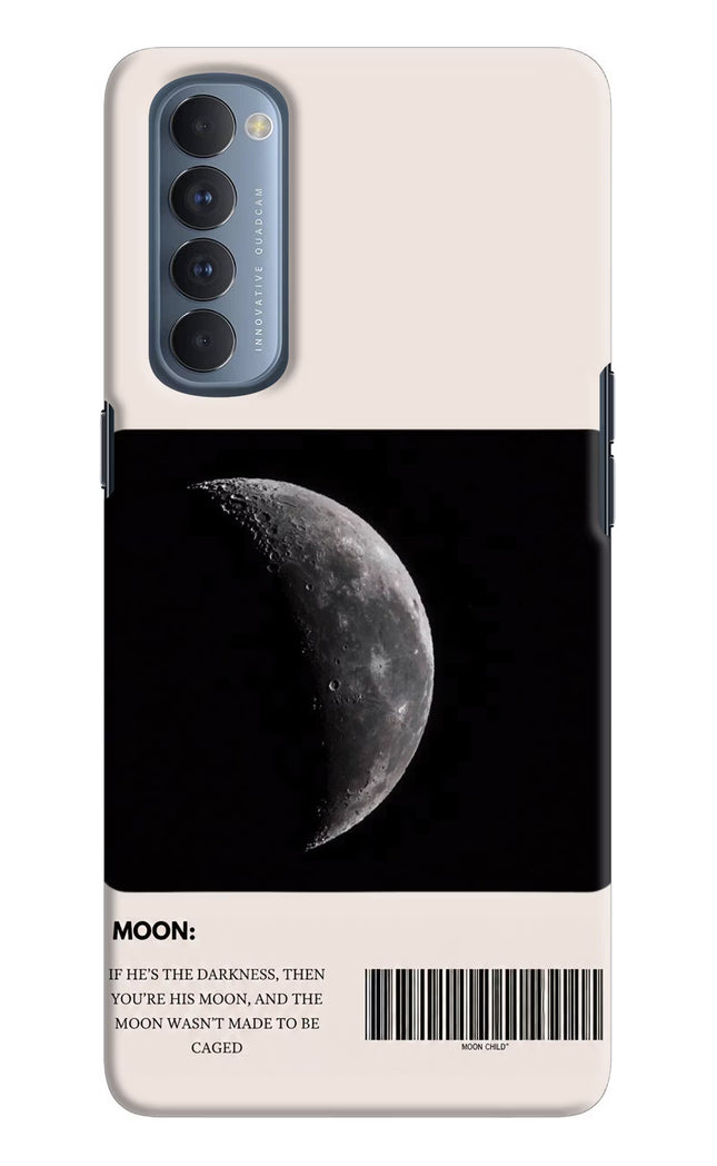 Moon Phase Oppo Reno4 Pro Hard Case Back Cover by Casekaro