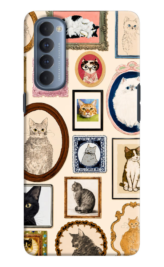 Mirror Cats Oppo Reno4 Pro Hard Case Back Cover by Casekaro