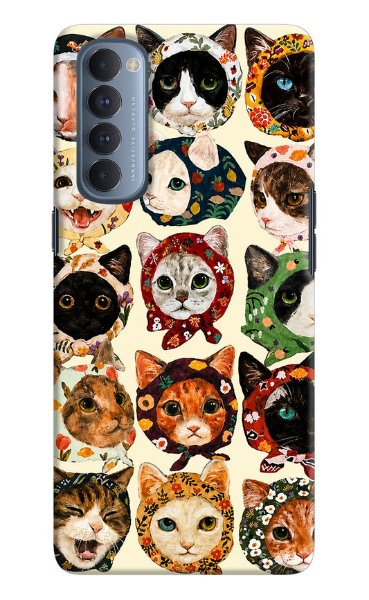 Cool Cat Oppo Reno4 Pro Hard Case Back Cover by Casekaro