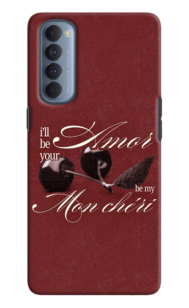 Velvet Cherry Oppo Reno4 Pro Hard Case Back Cover by Casekaro