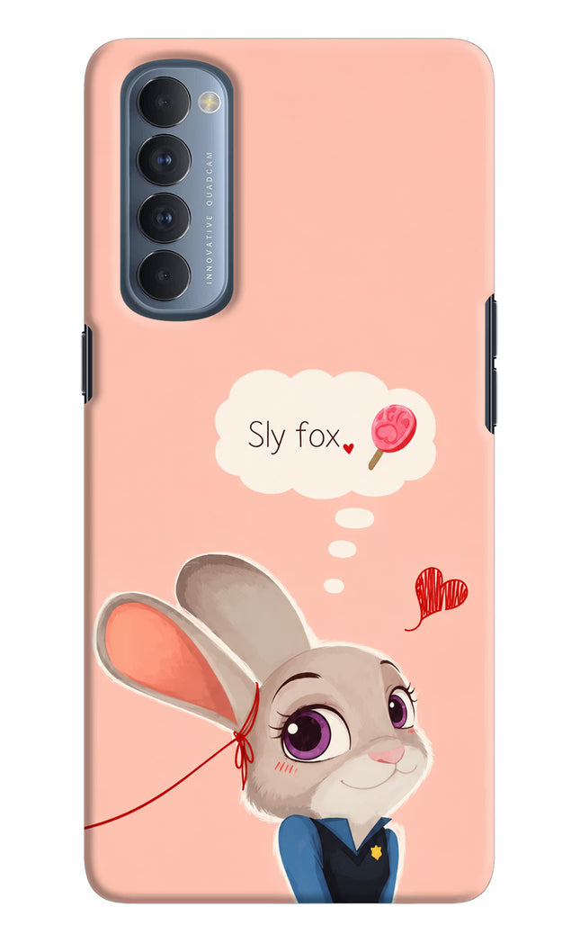 Judy Charm Oppo Reno4 Pro Hard Case Back Cover by Casekaro
