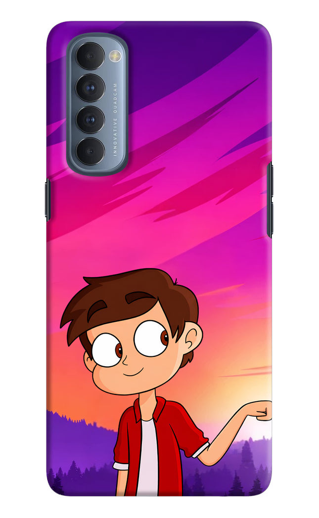 Marco Sunset Oppo Reno4 Pro Hard Case Back Cover by Casekaro
