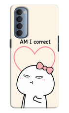 Always Right Oppo Reno4 Pro Hard Case Back Cover by Casekaro