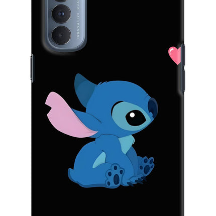 Stitch Crush Oppo Reno4 Pro Hard Case Back Cover by Casekaro