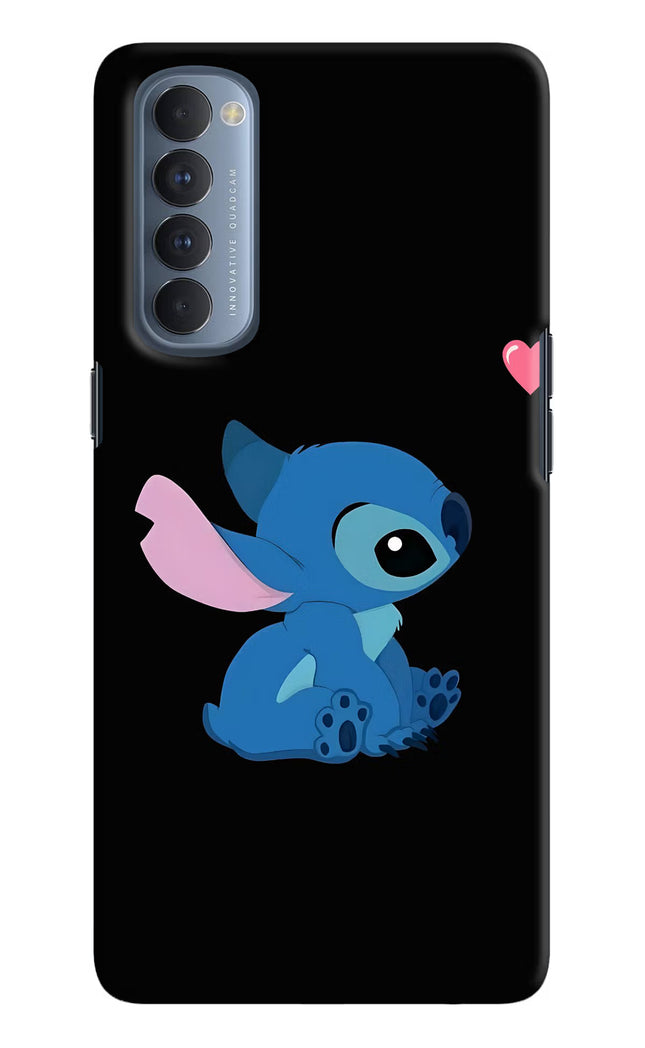 Stitch Crush Oppo Reno4 Pro Hard Case Back Cover by Casekaro