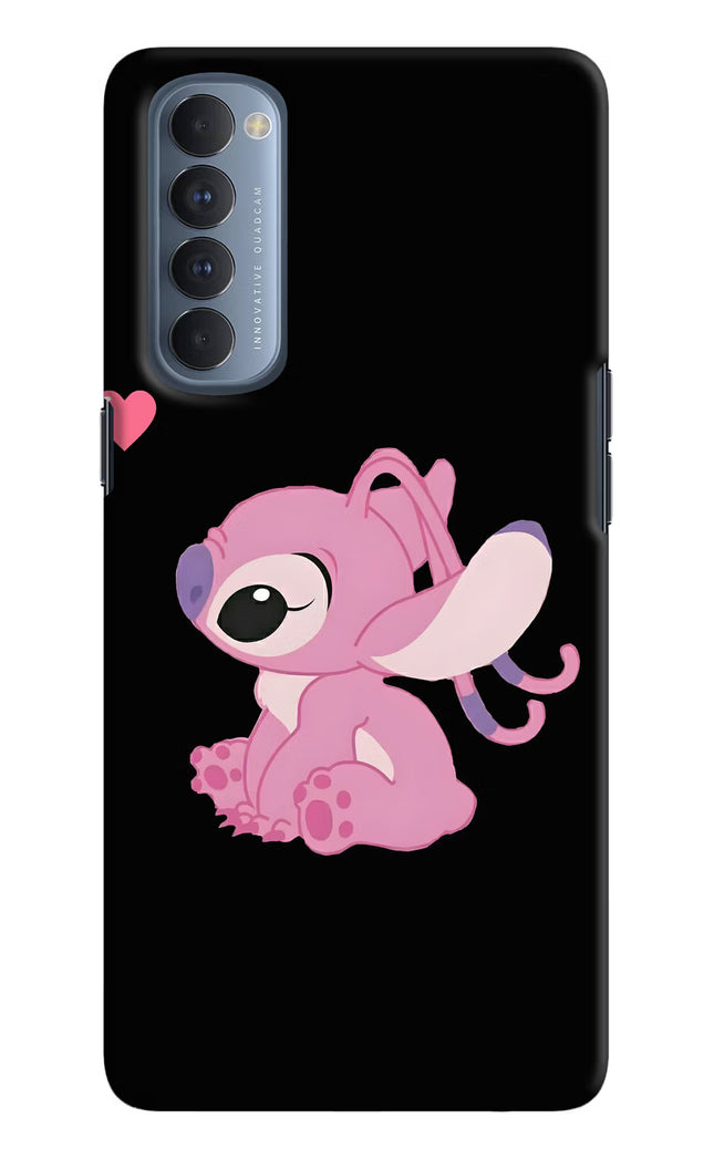 Angel Crush Oppo Reno4 Pro Hard Case Back Cover by Casekaro