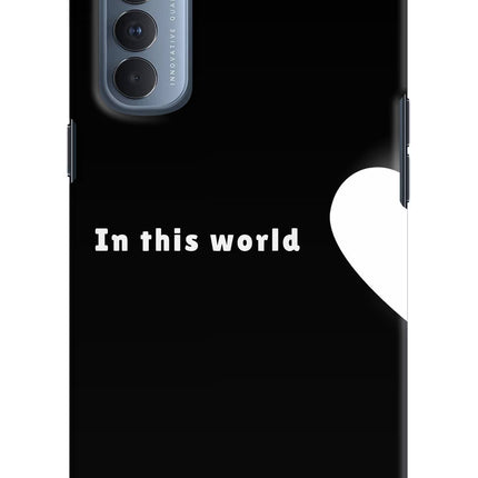 This World Oppo Reno4 Pro Hard Case Back Cover by Casekaro