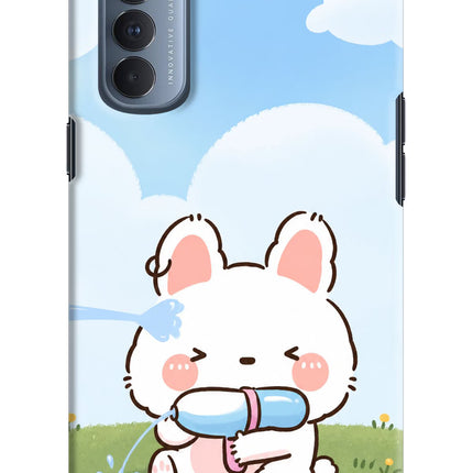 Bunny Treat Oppo Reno4 Pro Hard Case Back Cover by Casekaro