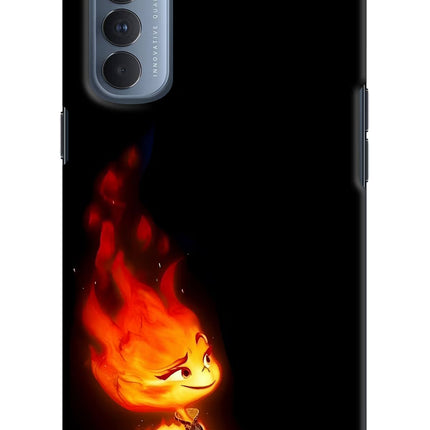 Ember Flame Oppo Reno4 Pro Hard Case Back Cover by Casekaro