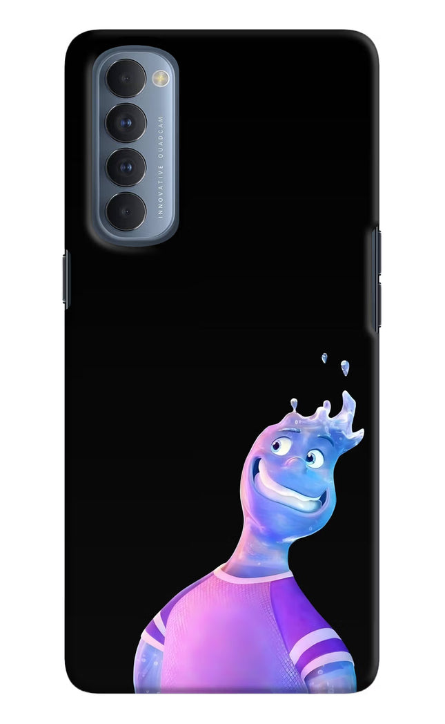 Wade Wave Oppo Reno4 Pro Hard Case Back Cover by Casekaro