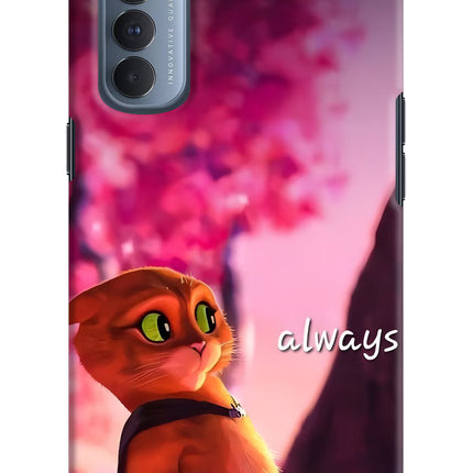 Always Cat Oppo Reno4 Pro Hard Case Back Cover by Casekaro