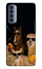 Party Squad Oppo Reno4 Pro Hard Case Back Cover by Casekaro