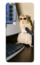 Hacker Hamster Oppo Reno4 Pro Hard Case Back Cover by Casekaro