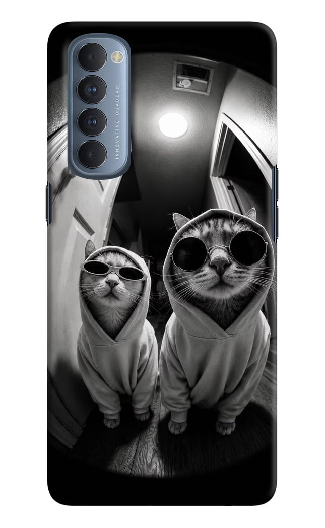 Hood Cats Oppo Reno4 Pro Hard Case Back Cover by Casekaro