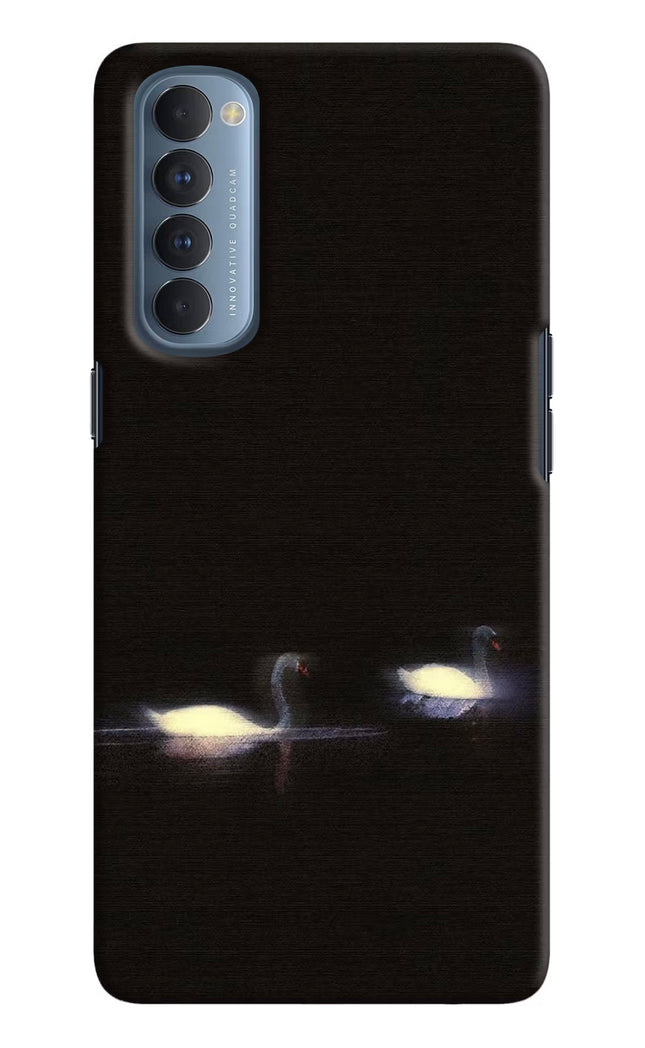 Silent Swans Oppo Reno4 Pro Hard Case Back Cover by Casekaro