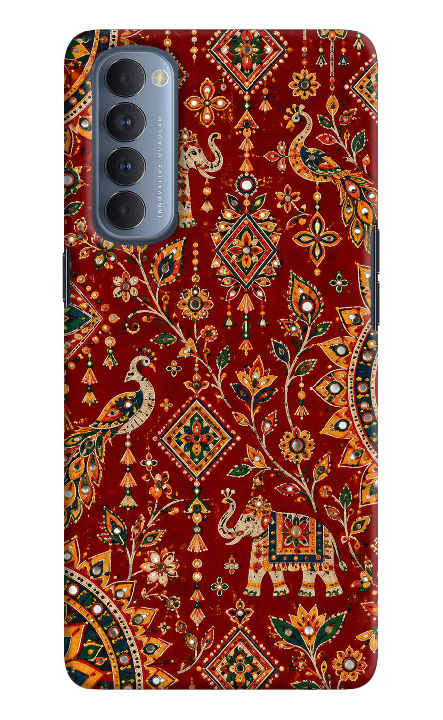 Laal Riwaaz Oppo Reno4 Pro Back Cover, Hard case