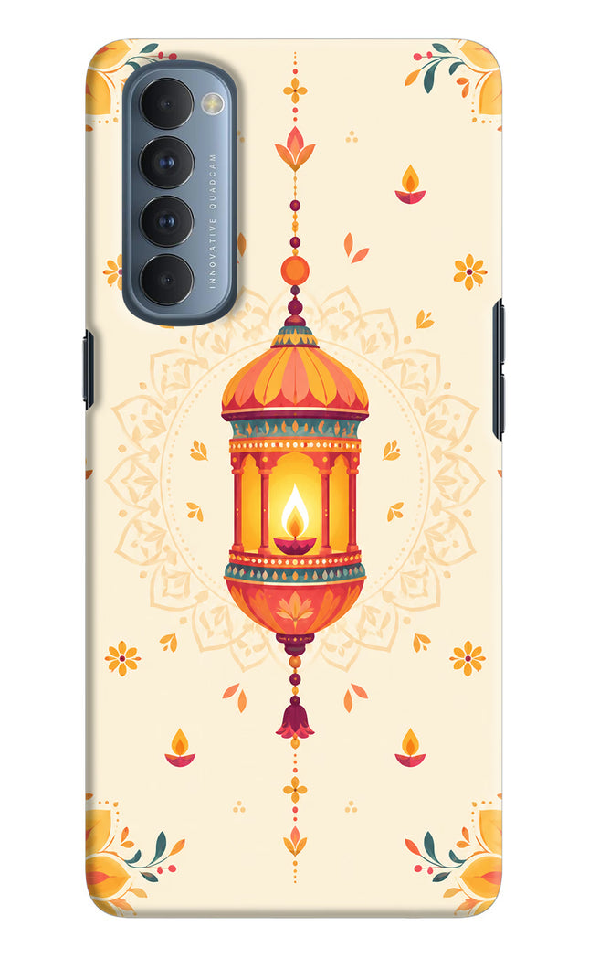 Golden Lantern Oppo Reno4 Pro Hard Case Back Cover by Casekaro