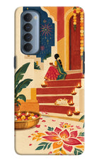 Diwali Rangoli Oppo Reno4 Pro Hard Case Back Cover by Casekaro