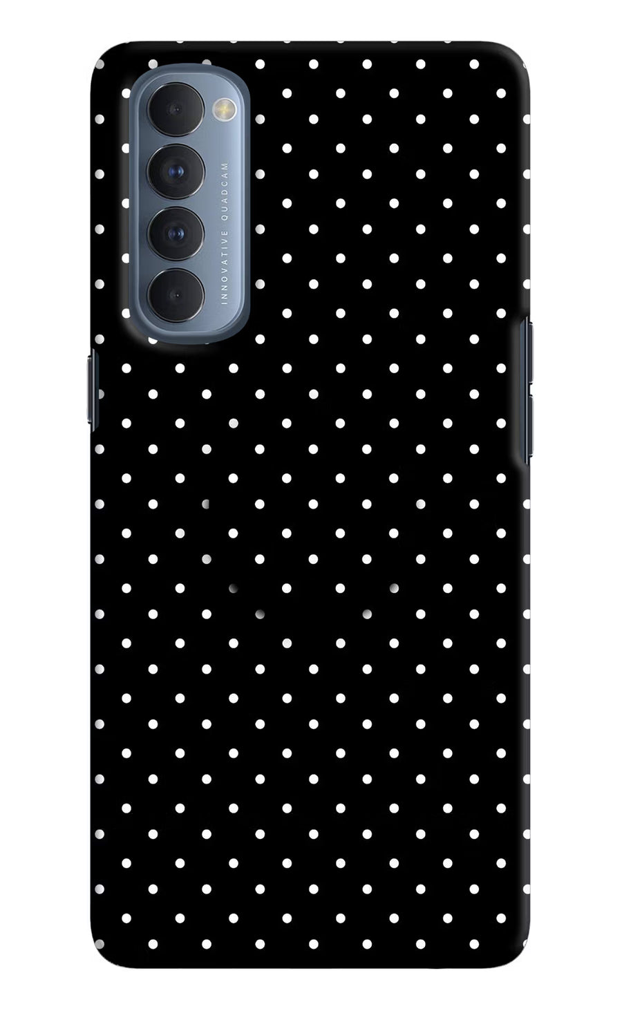 White Dots Oppo Reno4 Pro Pop Case, Hard case