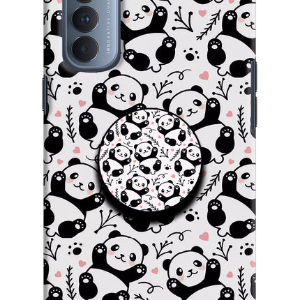 Cute Panda Oppo Reno4 Pro Pop Case by Casekaro