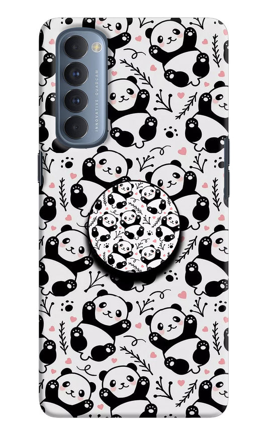 Cute Panda Oppo Reno4 Pro Pop Case by Casekaro