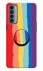 Rainbow Oppo Reno4 Pro Pop Case by Casekaro