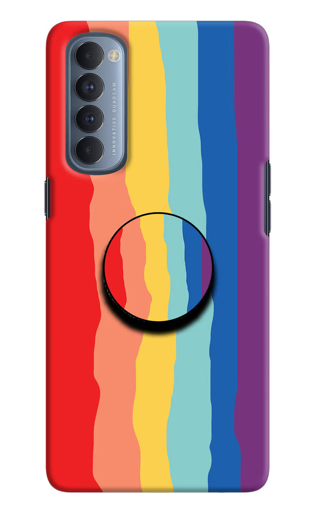 Rainbow Oppo Reno4 Pro Pop Case by Casekaro