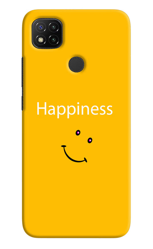 Happiness With Smiley Redmi 9 Hard Case Back Cover by Casekaro