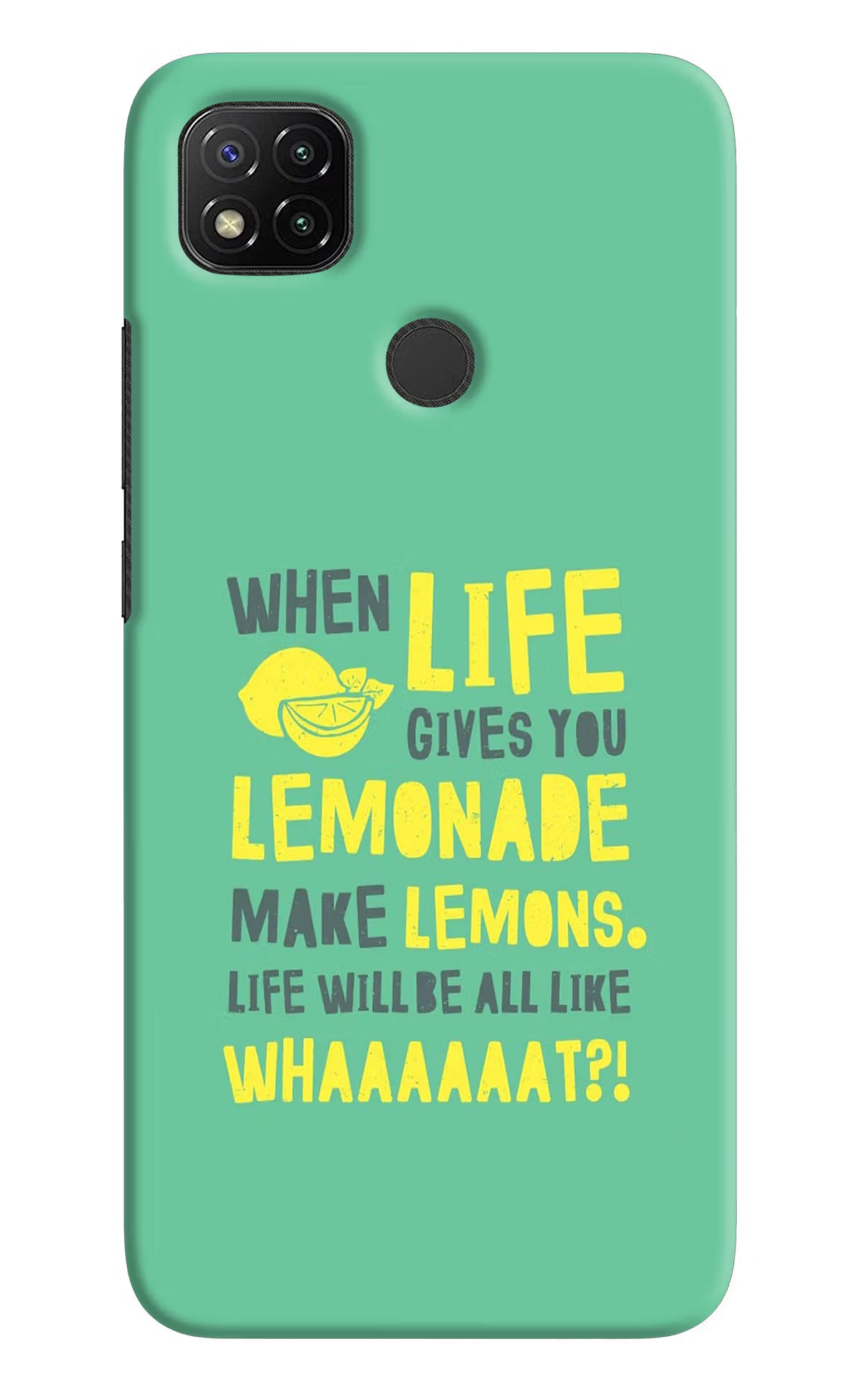 Quote Redmi 9 Hard Case Back Cover by Casekaro