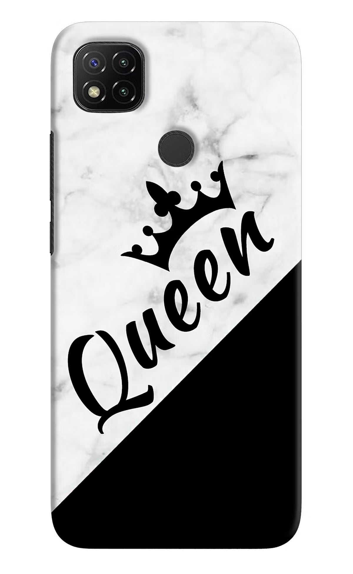 Queen Redmi 9 Hard Case Back Cover by Casekaro