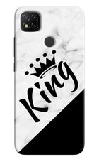King Redmi 9 Hard Case Back Cover by Casekaro