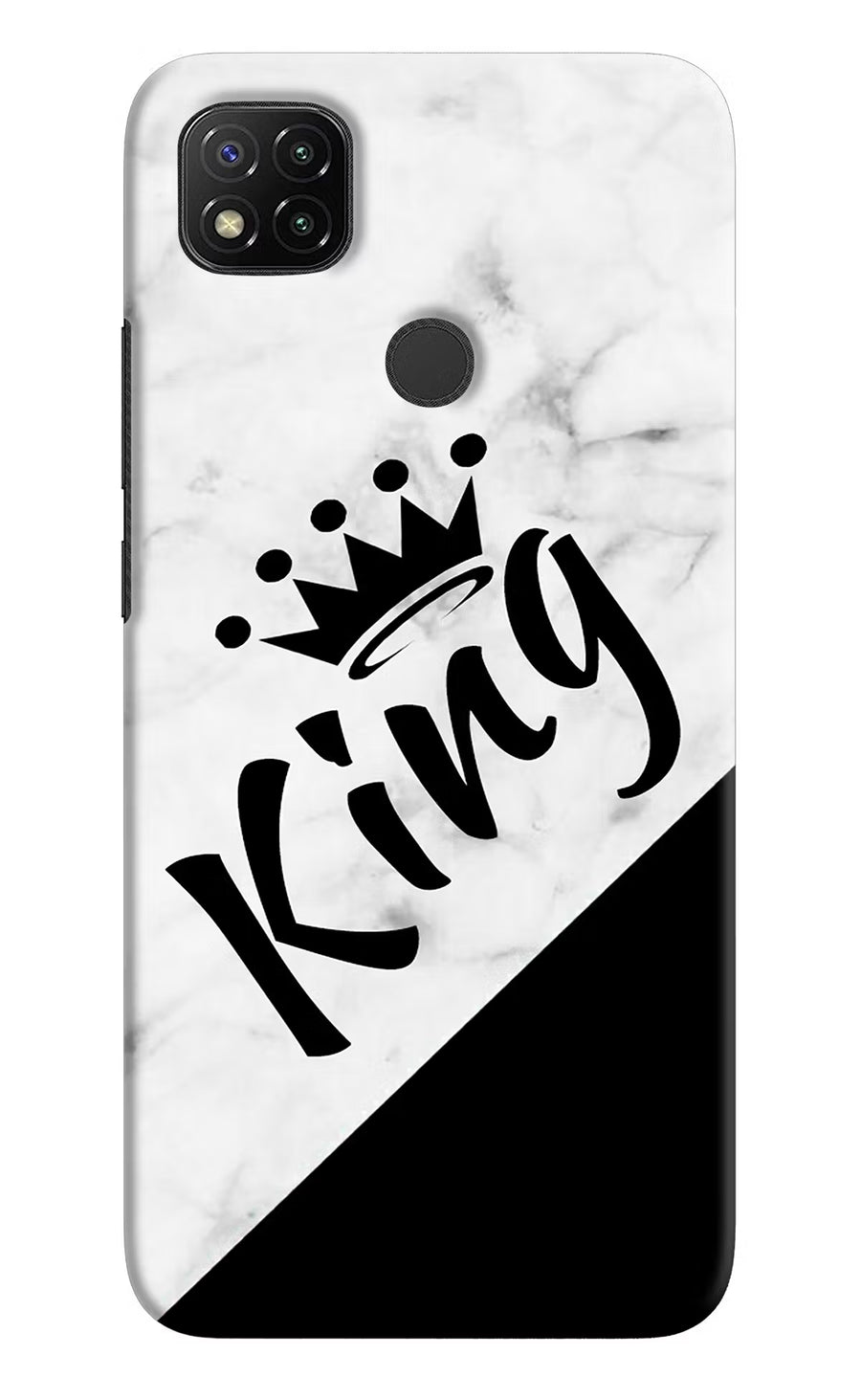 King Redmi 9 Back Cover, Hard case