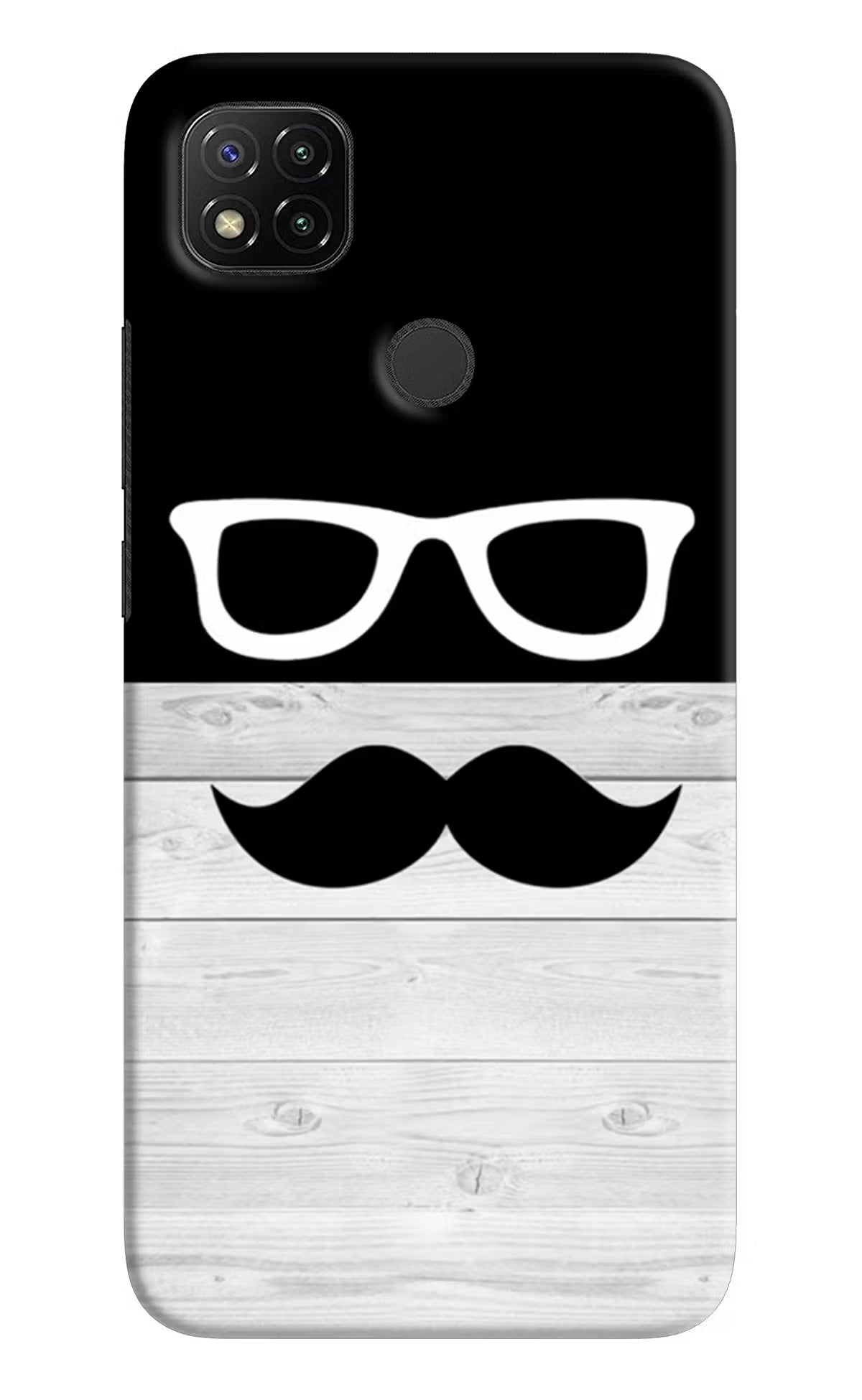 Mustache Redmi 9 Hard Case Back Cover by Casekaro