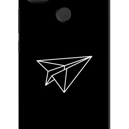 Paper Plane White Redmi 9 Hard Case Back Cover by Casekaro