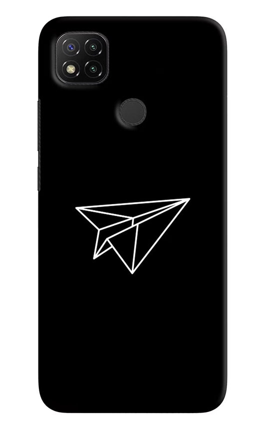 Paper Plane White Redmi 9 Hard Case Back Cover by Casekaro