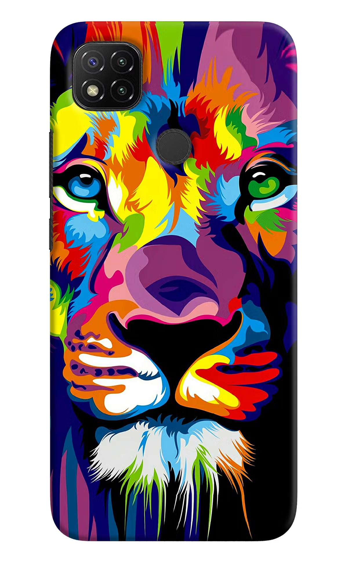 Lion Redmi 9 Hard Case Back Cover by Casekaro