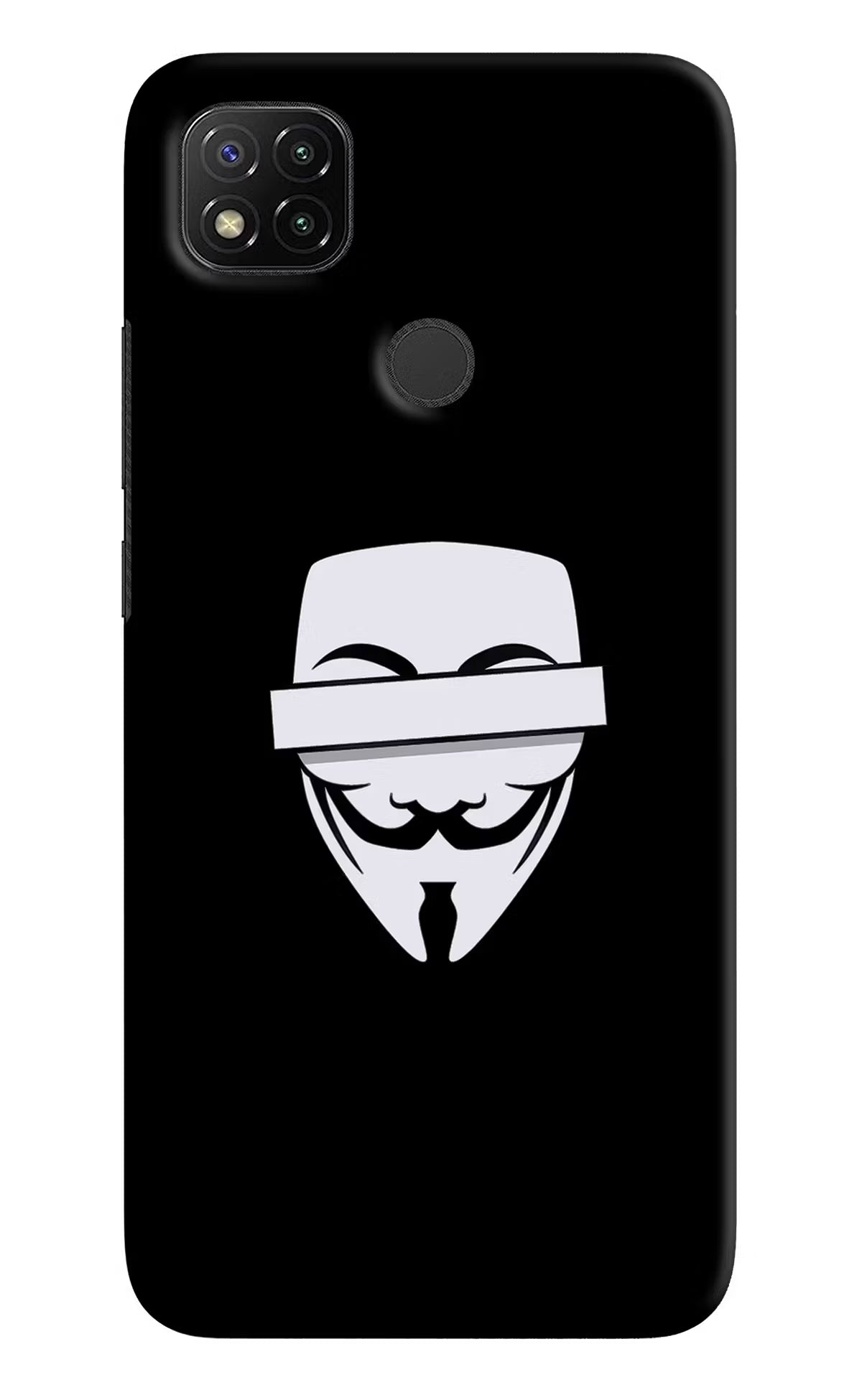 Anonymous Face Redmi 9 Hard Case Back Cover by Casekaro