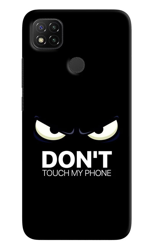 Don'T Touch My Phone Redmi 9 Hard Case Back Cover by Casekaro