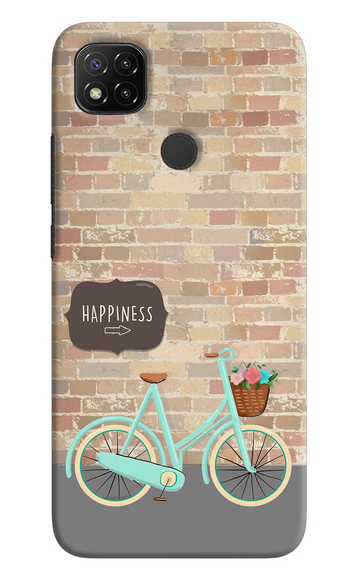 Happiness Artwork Redmi 9 Hard Case Back Cover by Casekaro