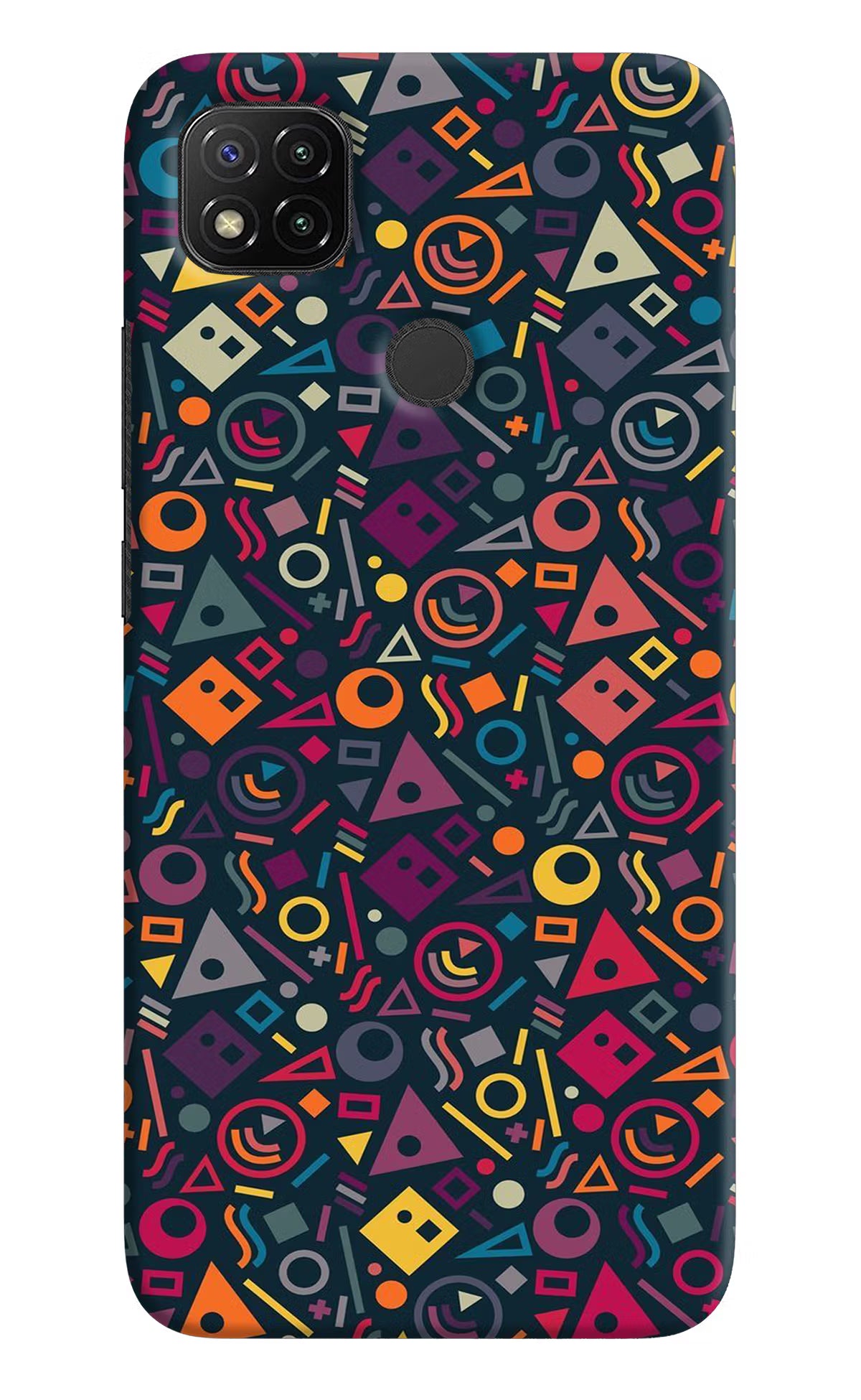 Geometric Abstract Redmi 9 Hard Case Back Cover by Casekaro