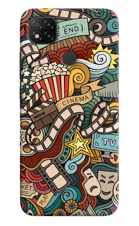 Cinema Abstract Redmi 9 Hard Case Back Cover by Casekaro