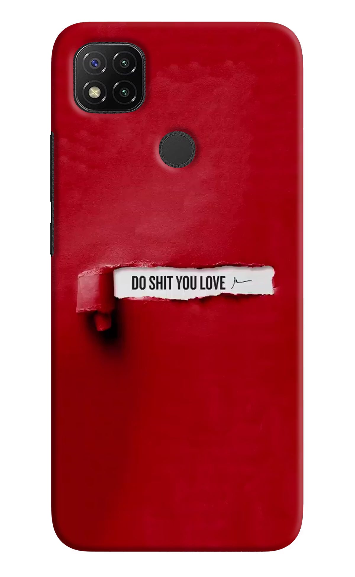 Do Shit You Love Redmi 9 Hard Case Back Cover by Casekaro