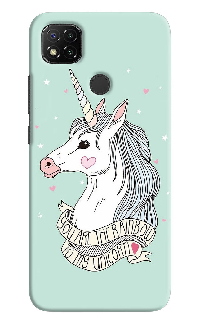 Unicorn Wallpaper Redmi 9 Hard Case Back Cover by Casekaro