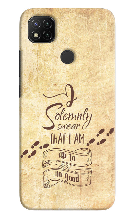 I Solemnly swear that i up to no good Redmi 9 Hard Case Back Cover by Casekaro