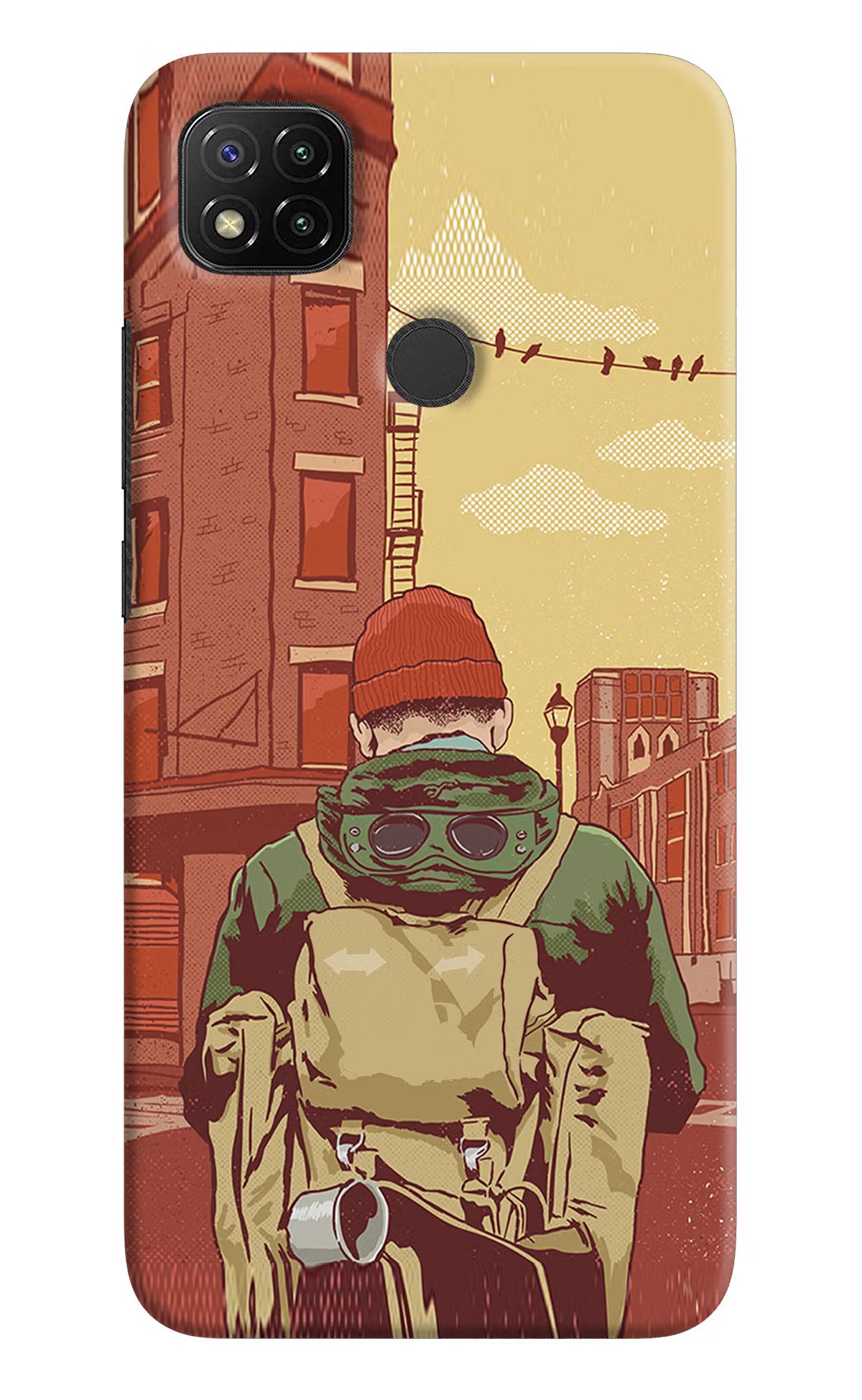 Adventurous Redmi 9 Hard Case Back Cover by Casekaro