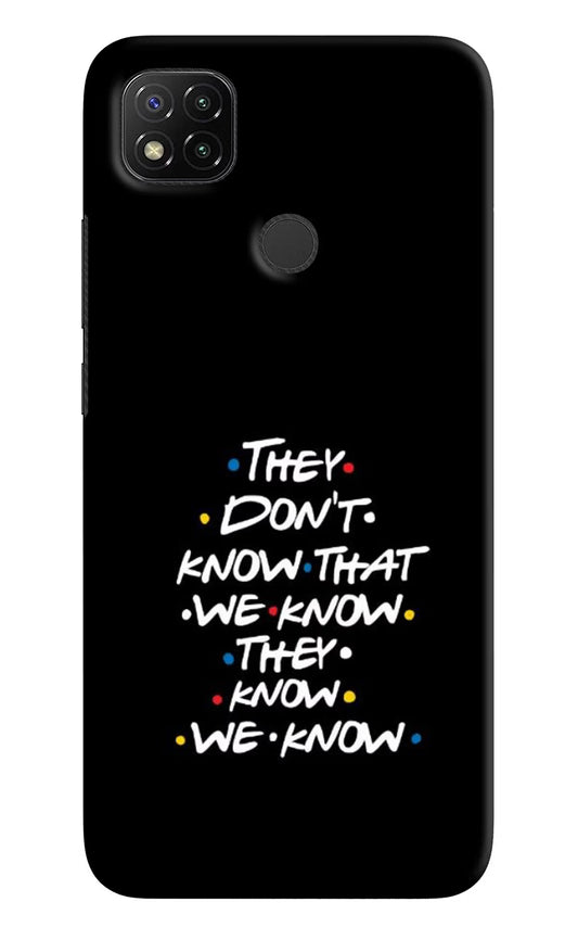 FRIENDS Dialogue Redmi 9 Hard Case Back Cover by Casekaro