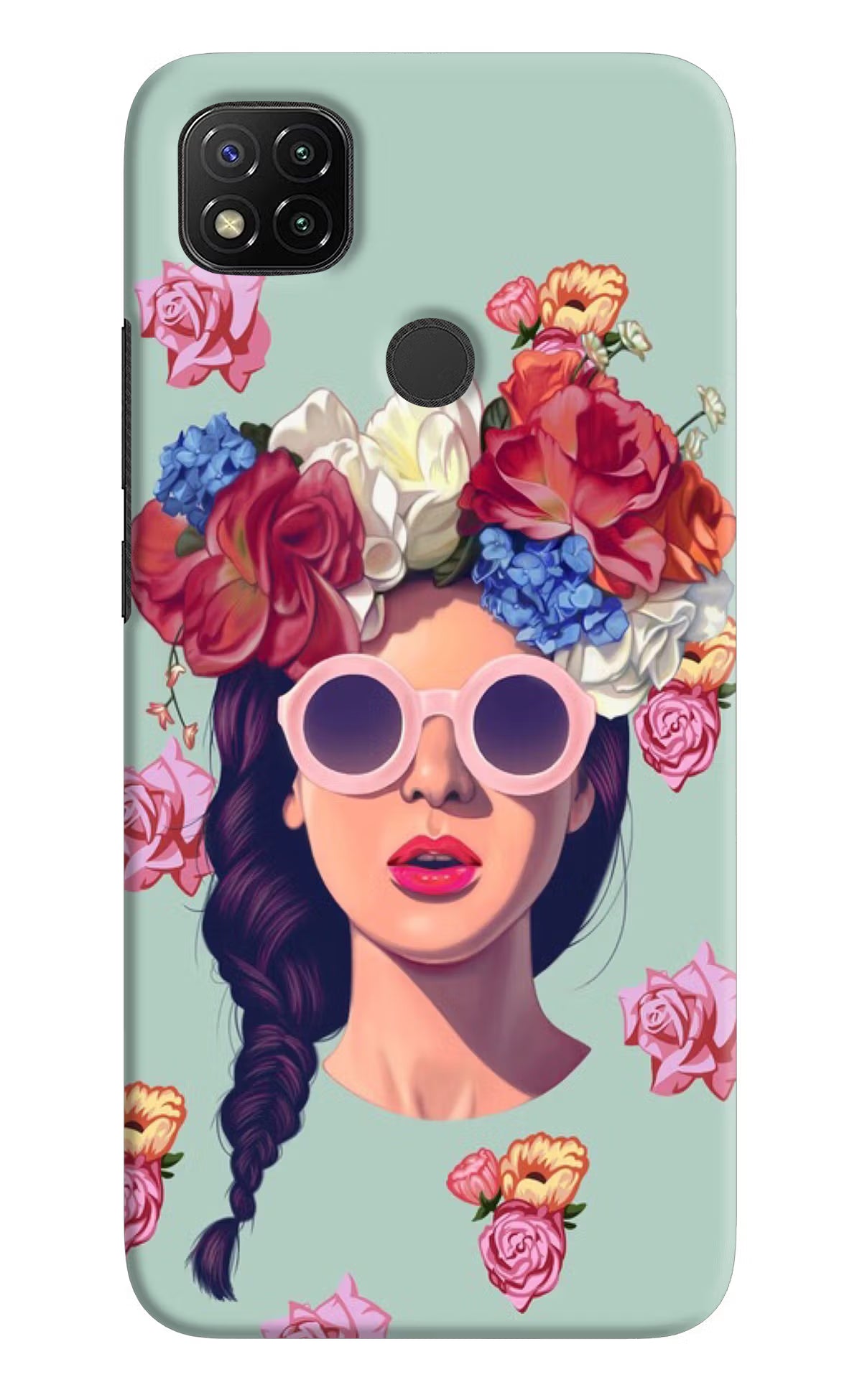 Pretty Girl Redmi 9 Hard Case Back Cover by Casekaro